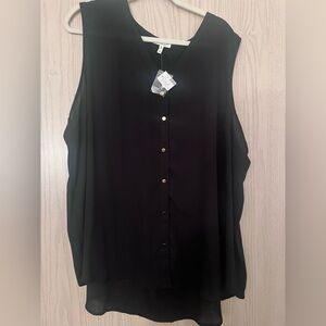 Maurices Black Sleeveless Blouse